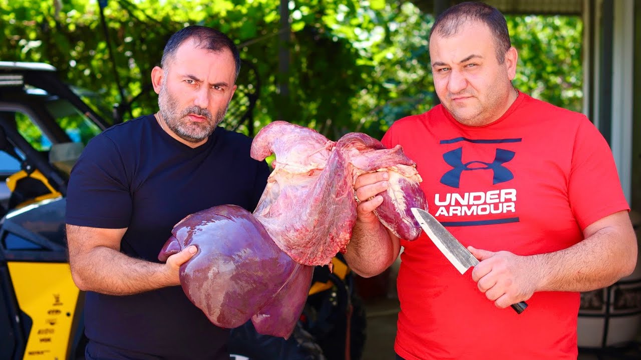 Жарим курицу с перепелами в деревенской печи