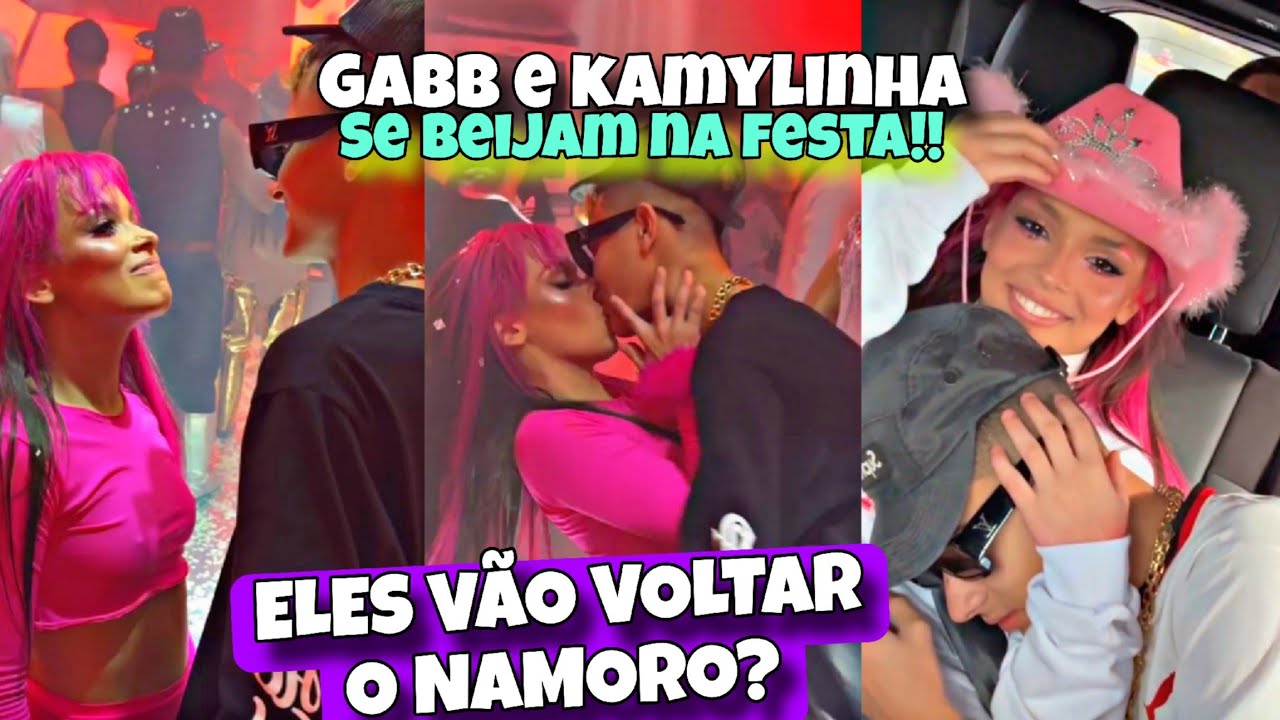 GABB e kamylinha se BEIJARAM durante a festa de aniversário de 17 anos 😱