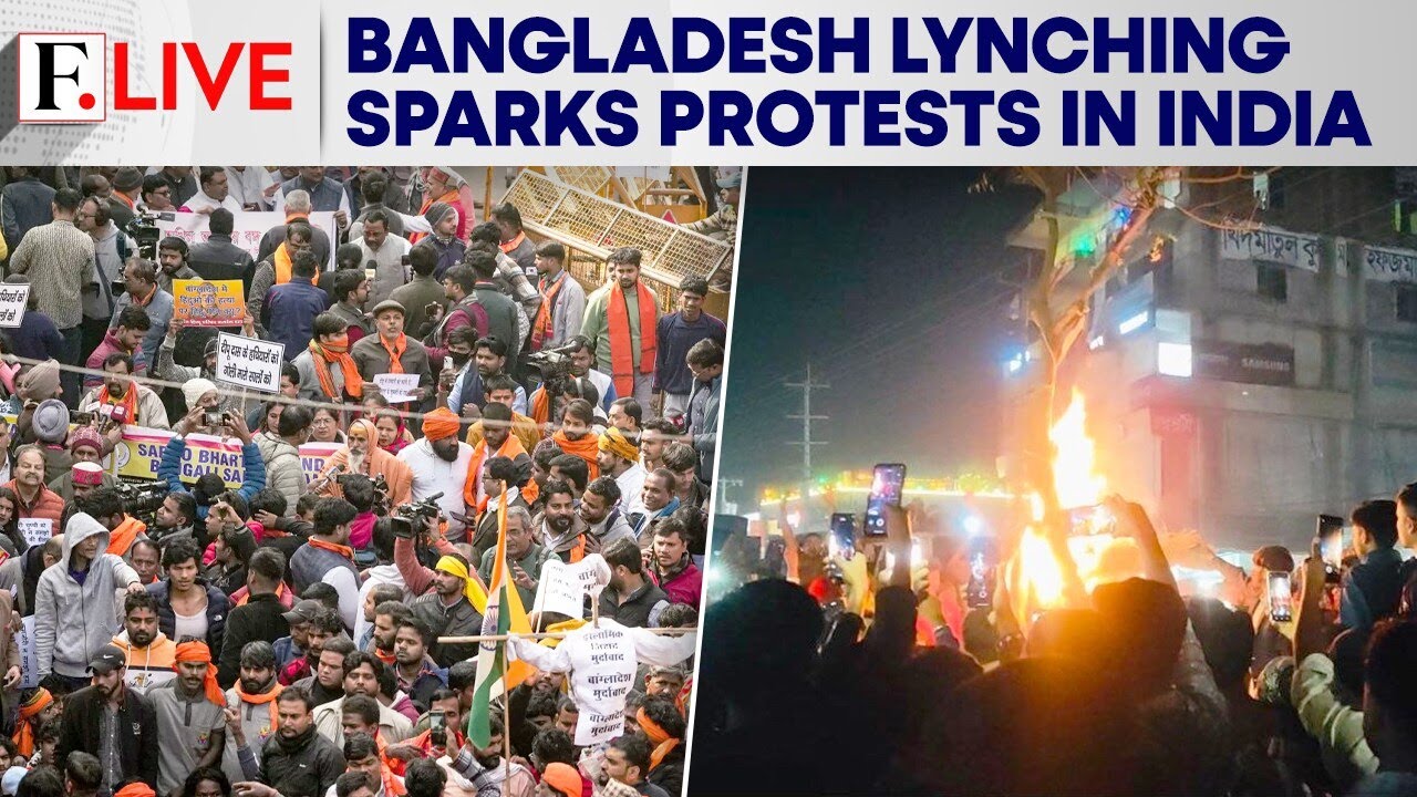 Protests Rock India After Lynching in Bangladesh, Visa Row Escalates | Firstpost Live | N18G