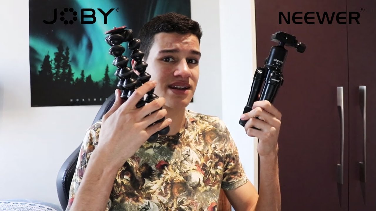 Joby GorillaPod 1K vs 3K vs Neewer Mini Tripod Comparison