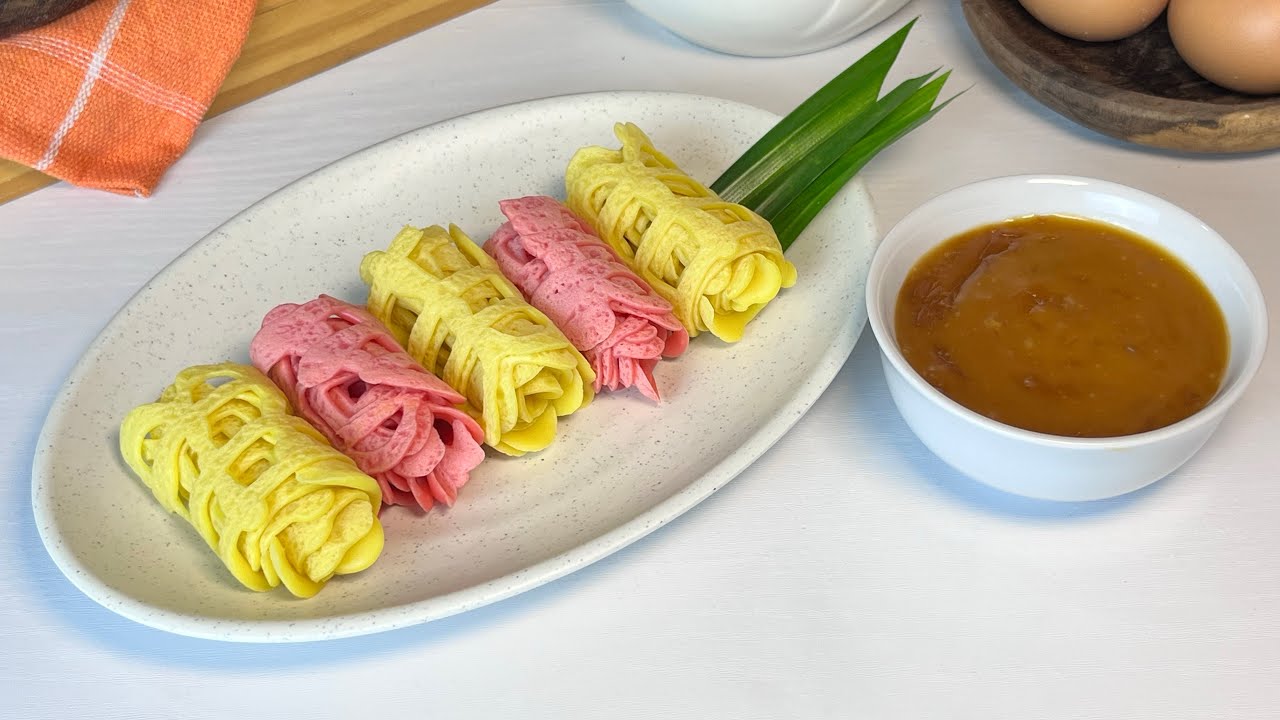 CUKUP DIADUK JADI TAKJIL YANG CANTIK ‼️ ROTI JALA KUAH KINCA