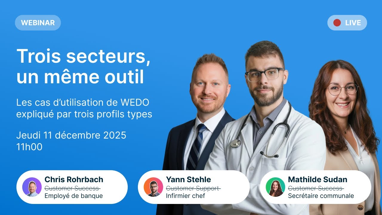 Webinaire | Trois secteurs, un même outil