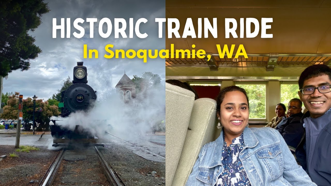 The Ultimate Steam Train Adventure at Snoqualmie Washington 🚂🏔️