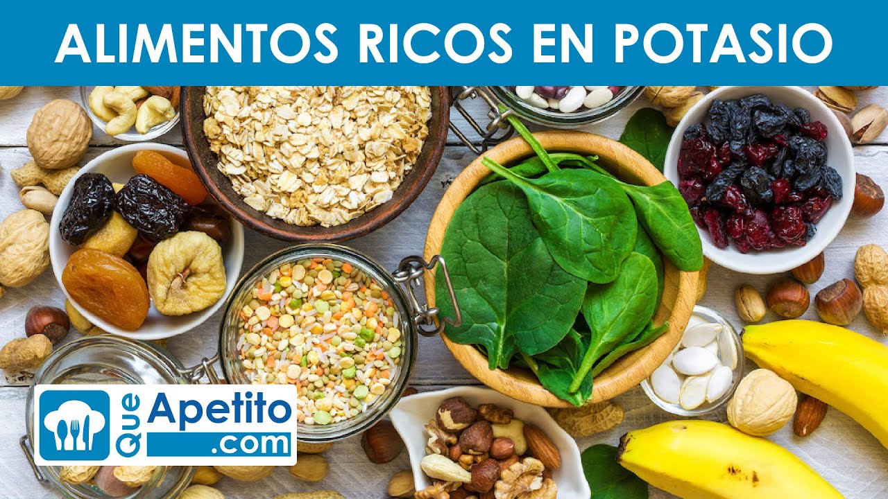 8 alimentos ricos en POTASIO 🍌🍉 | QueApetito