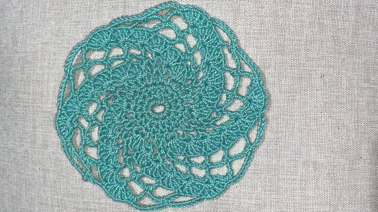Motivo Espiral Tejido a Crochet🌀