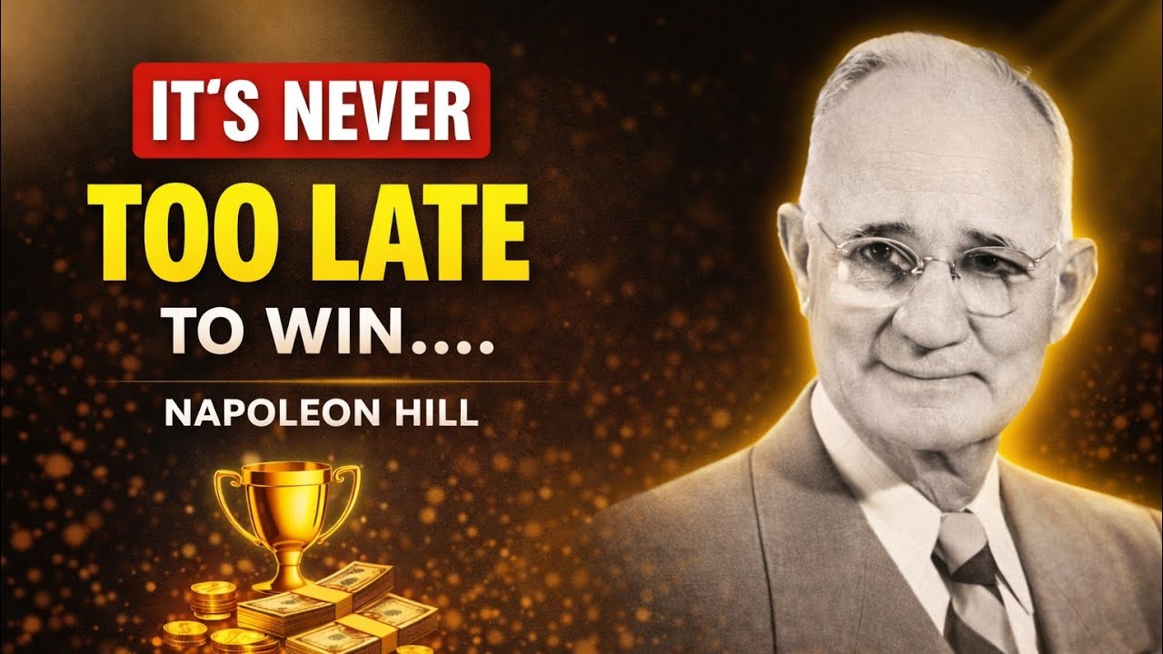 How to CATCH UP When You Feel BEHIND in Life | Napoleon Hill