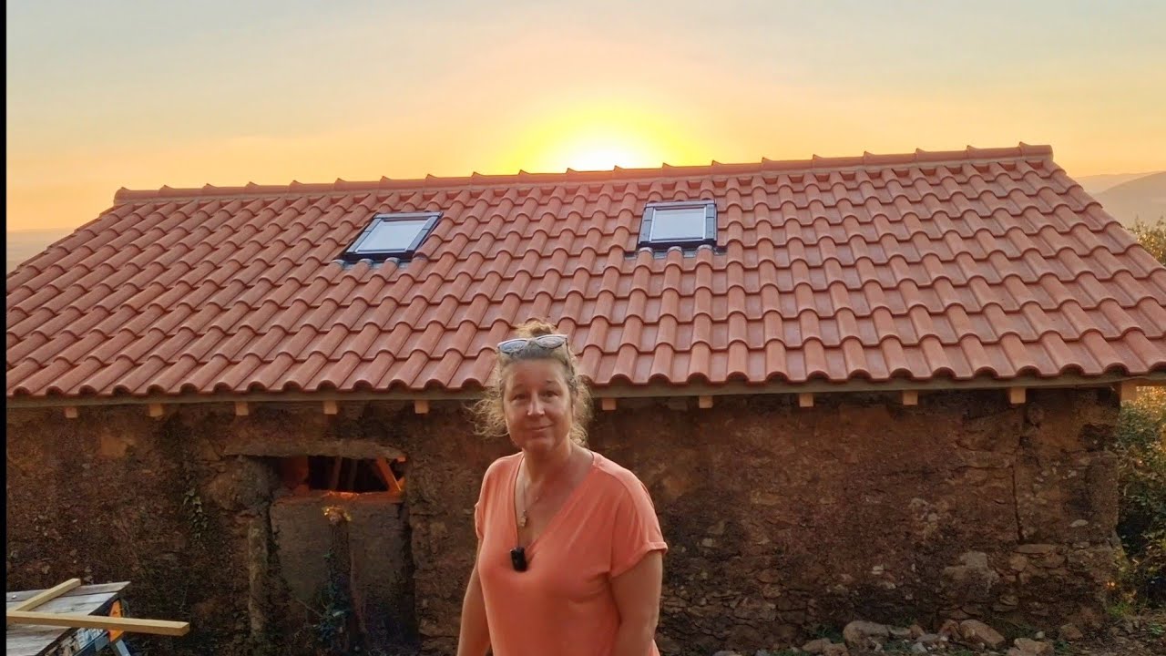 Amazing finish to the roof on our Portuguese restoration.