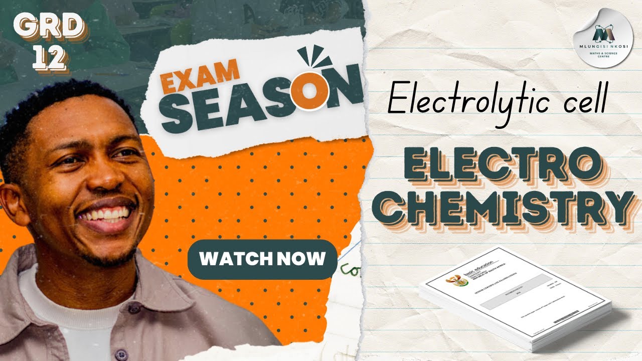 Chemistry | Electrochemistry | Electrolytic cell (Past Exam Question)