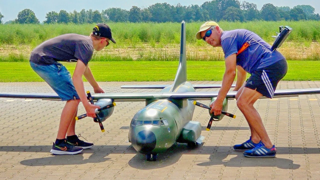 GIANT RC TRANSALL C-160 SCALE AIRPLANE DEMONSTRATION FLIGHT