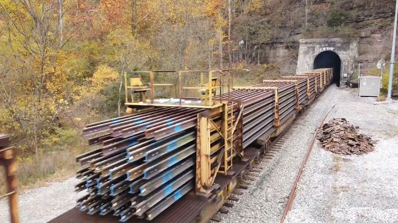 CSX MOW (rail) & Manifest at Big Bend Tunnel