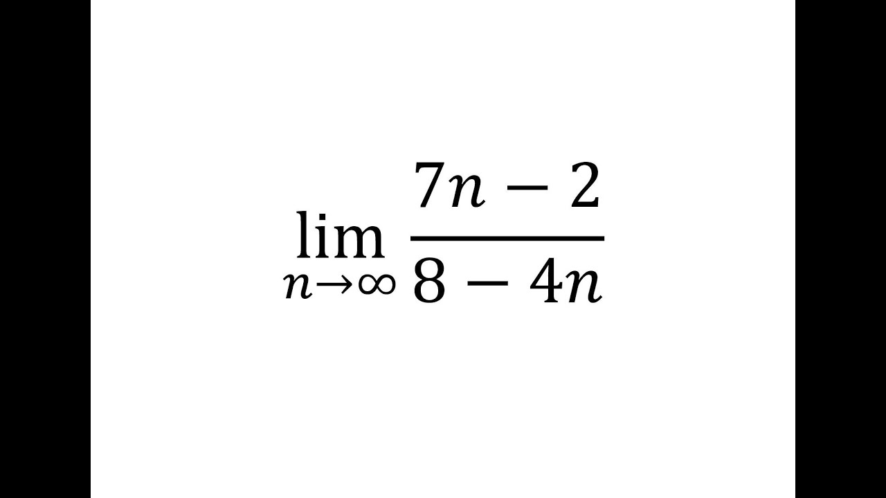 Granica ciągu cz.1 Zadanie z rozwiązaniem