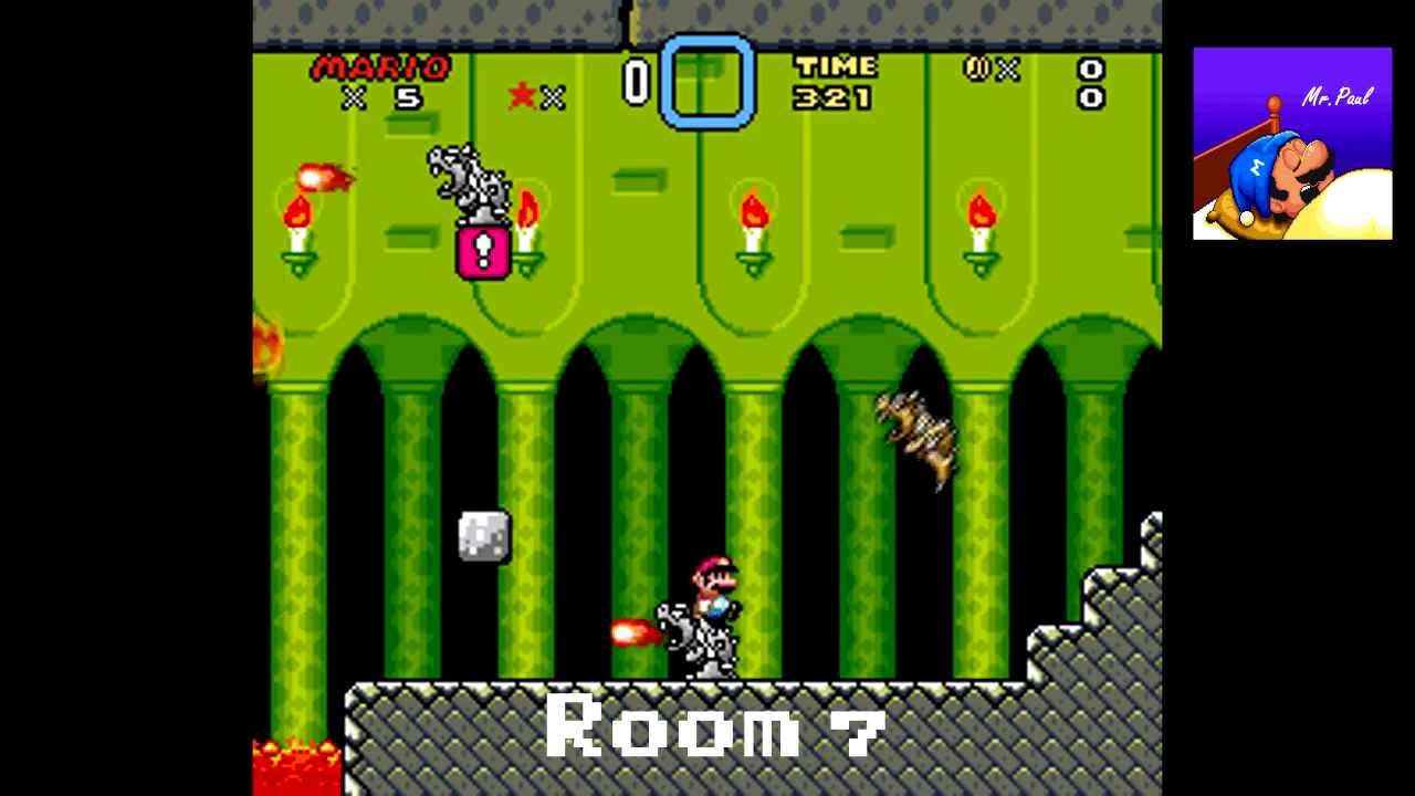 Super Mario World - Every Room in Bowser's Castle (Final Boss and Ending included)