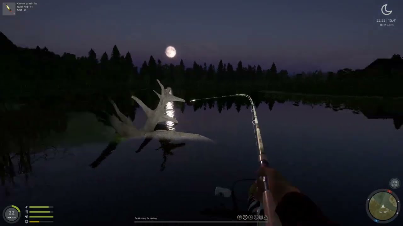 Stage 2 Anniversary tasks, not premium, Russian Fishing 4 PC game, no talking stream