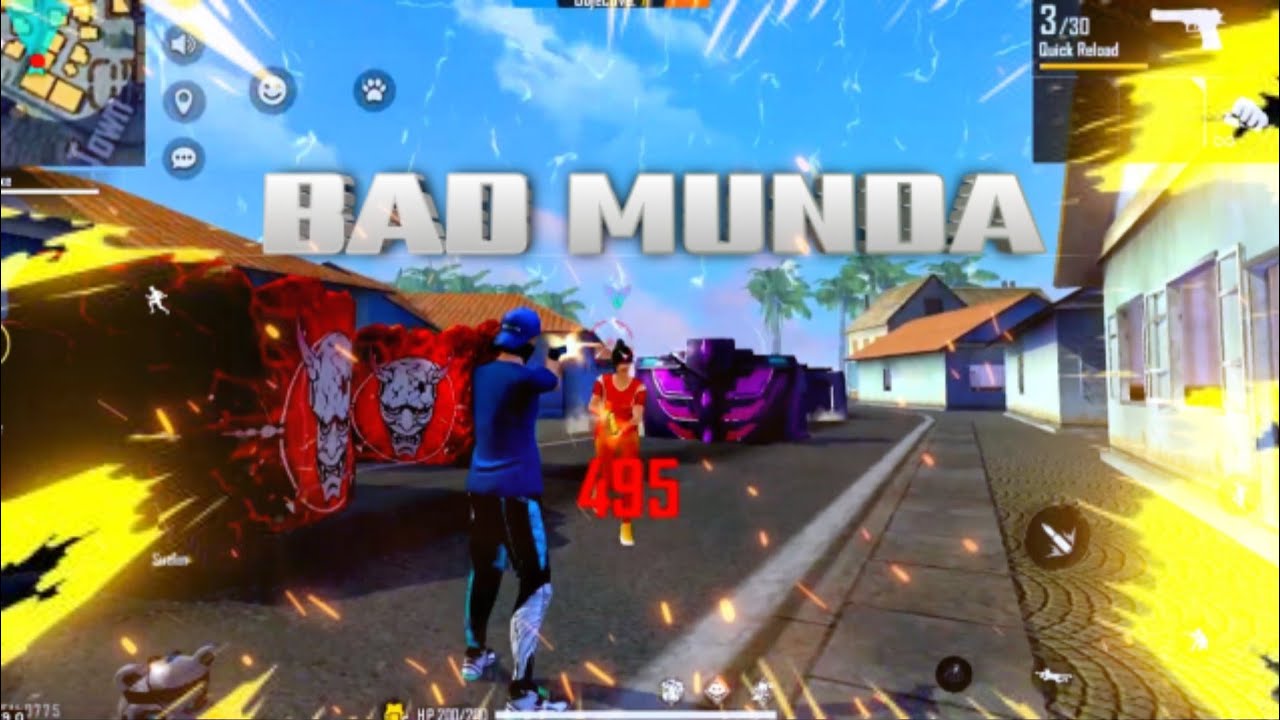 Bad Munda beat sync free fire montage | bad munde song status | jass manak new song status vertical