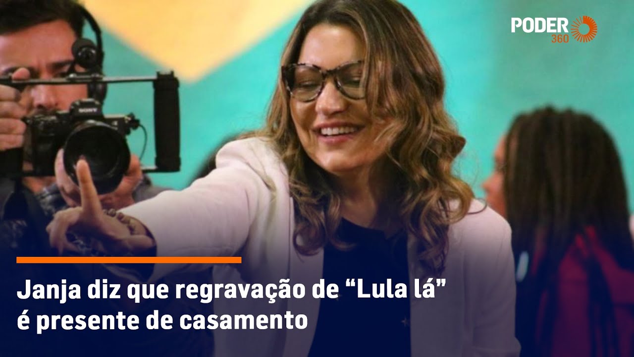 Janja diz que regravação de “Lula lá” é presente de casamento
