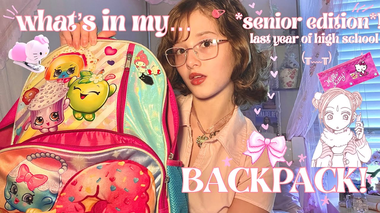 WHATS IN MY BACKPACK 2025 *senior year :(* + cute school supplies! #backtoschool #senioryear #haul