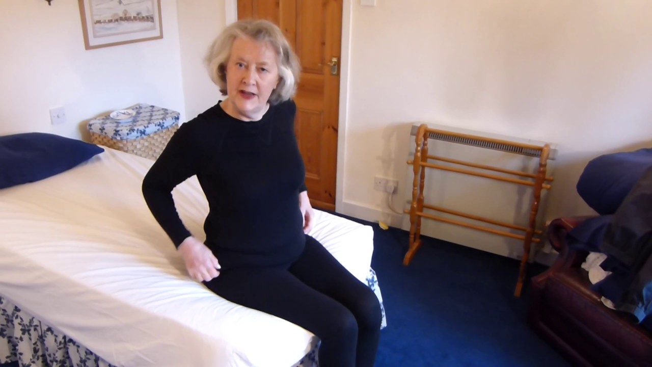 Bed exercises for the elderly by Rowena Harker Leder.