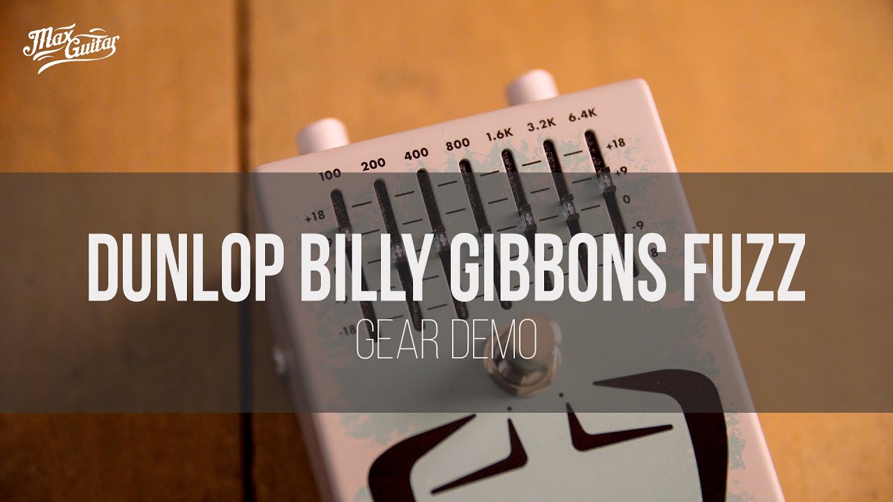 Демонстрация педали Dunlop Siete Santos Billy Gibbons Fuzz