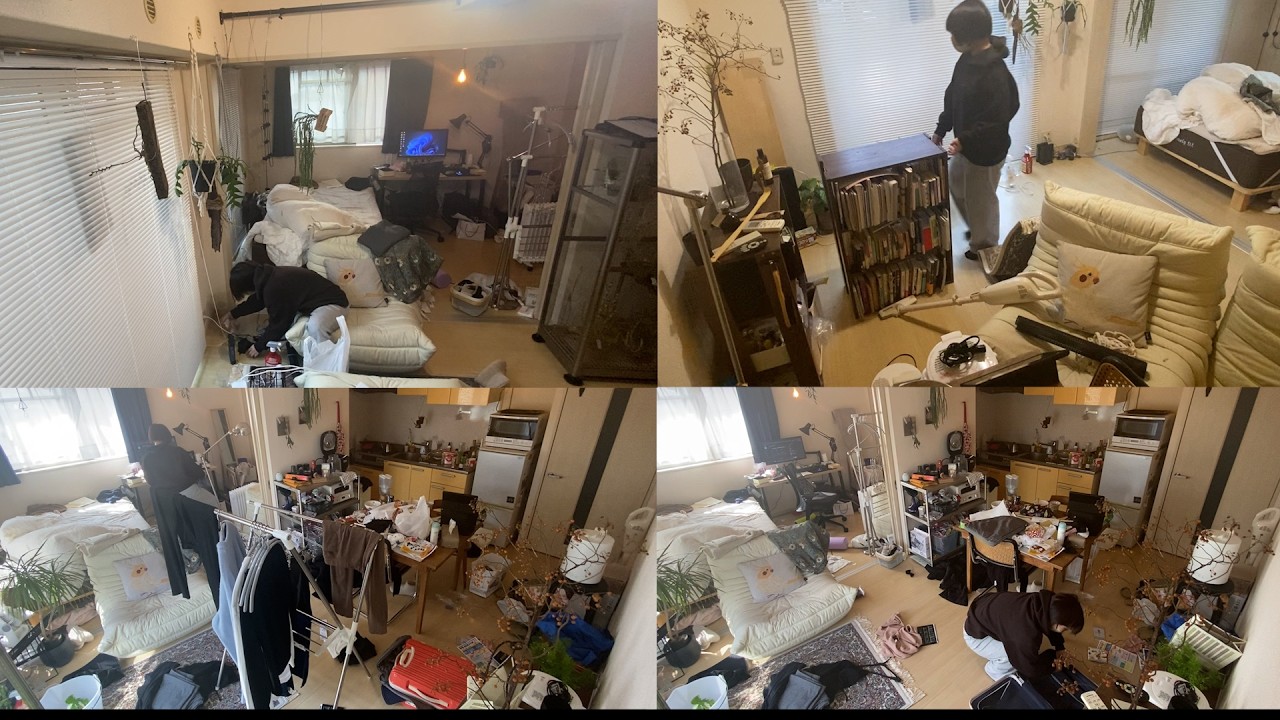 汚部屋を大掃除して模様替え