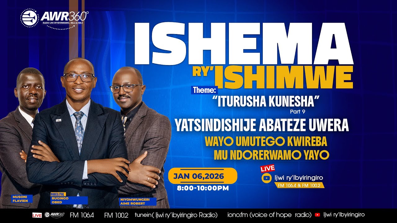 🛑LIVE: ITURUSHA KUNESHA  9:  YATSINDISHIJE ABATEZE UWERA WAYO UMUTEGO KWIREBA MU NDORERWAMO YAYO