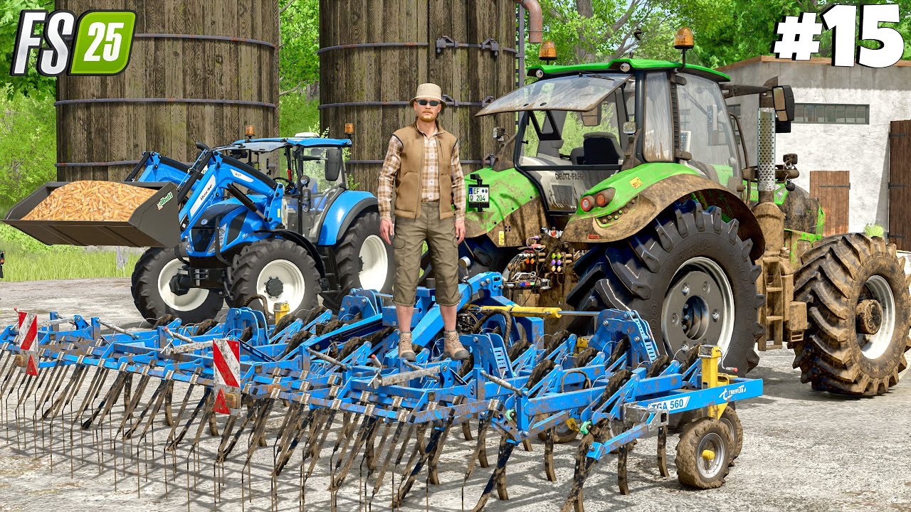 Deutz Fahr Tractor with Cultivating &  Manure Collection  | HOF BERGMAAN | Farming Simulator 25
