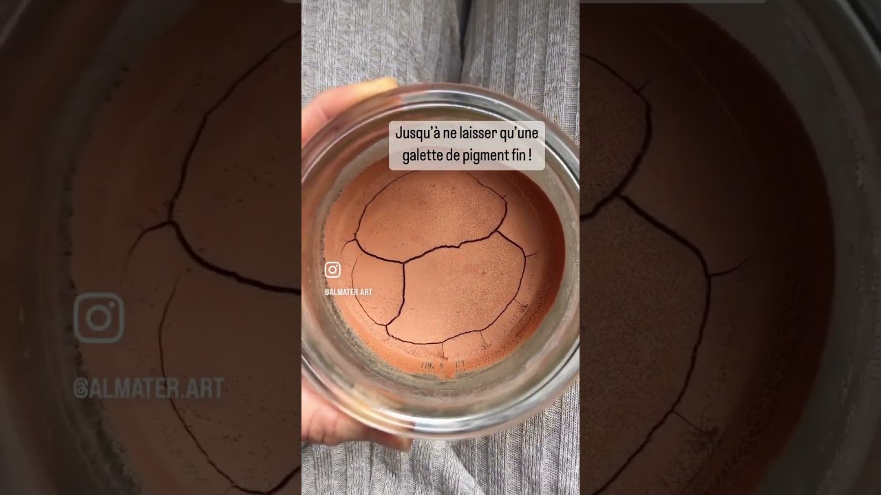 Lévigation de pigments minéraux pour aquarelle naturelle