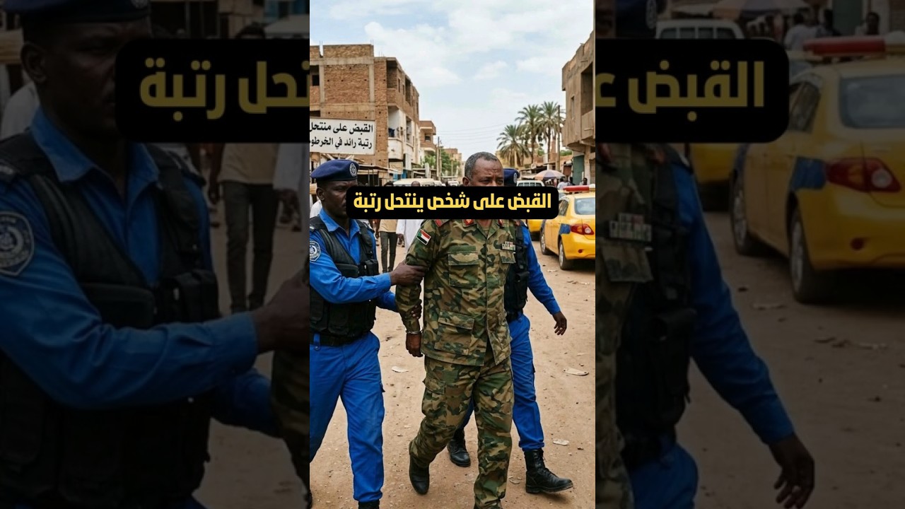 القبض على شخص ينتحل رتبة رائد في الخرطوم #السودان #news #shorts