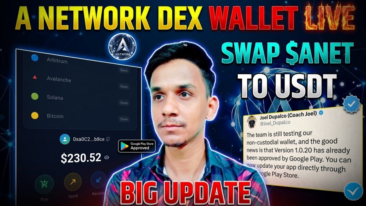 A NETWORK NEW UPDATE 📌A NETWORK DEX WALLET LIVE 🔥A NETWORK AIRDROP ANET $BNB CONVERT | ANET NETWORK 