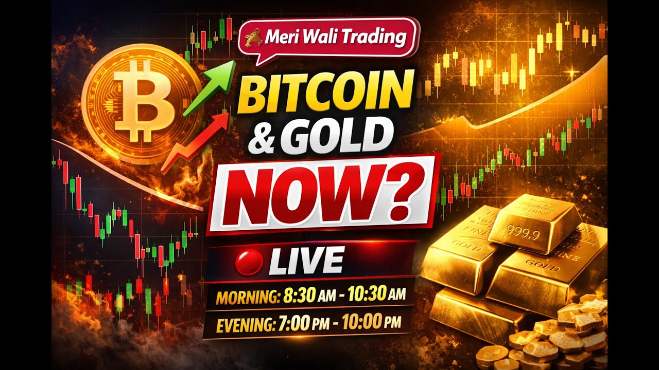 Live Crypto & Gold Forex Trading 🔴 | Easy Trading Setup | Real-Time Entries