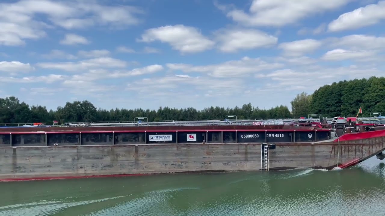 Elbe Seitenkanal Schubverband am 11 08 2023