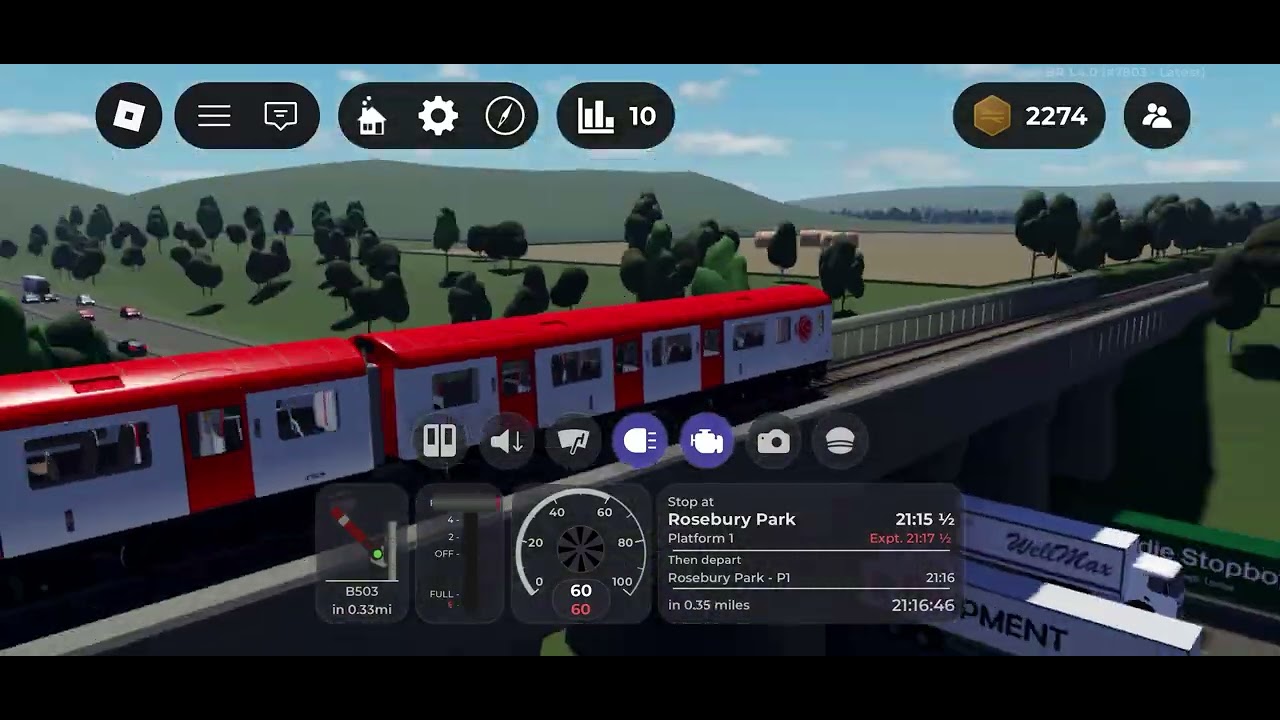 Regional tfw service from mill bridge sidings to fayre (230076) #roblox