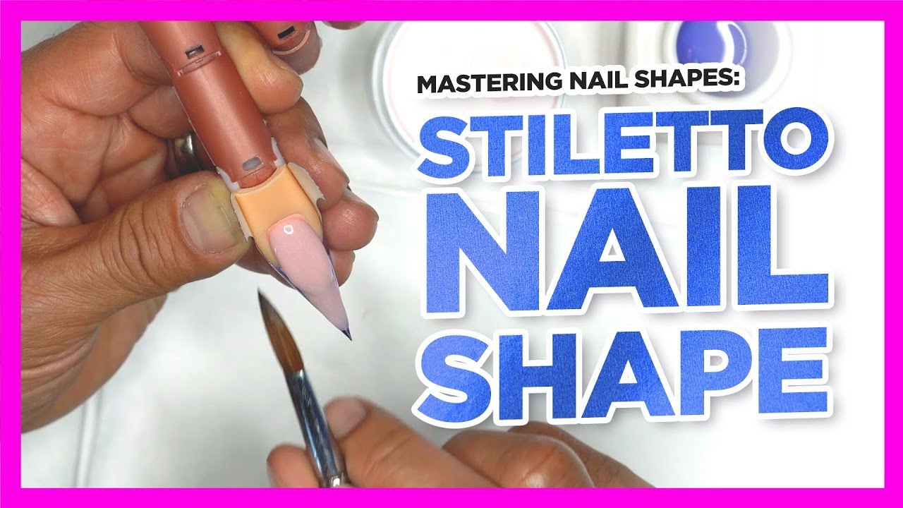 Nail Shapes 101 I Stiletto Nail Shaping Tutorial