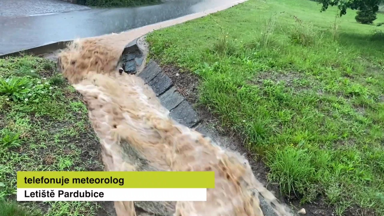 Blesková povodeň v Rychnově nad Kněžnou a nejbližším okolí