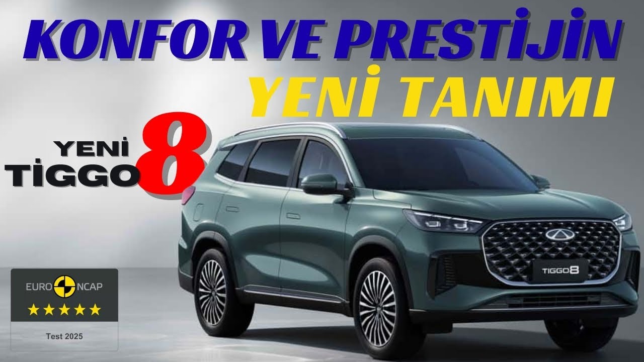 Yeni Tiggo 8 İncelemesi – Tasarım ve Donanımda Büyük Değişim!