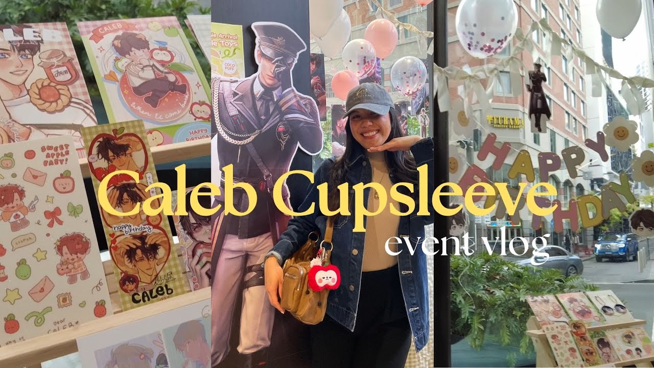 My first vlog! | Caleb Unofficial Cupsleeve Event in Sydney | Love and Deepspace