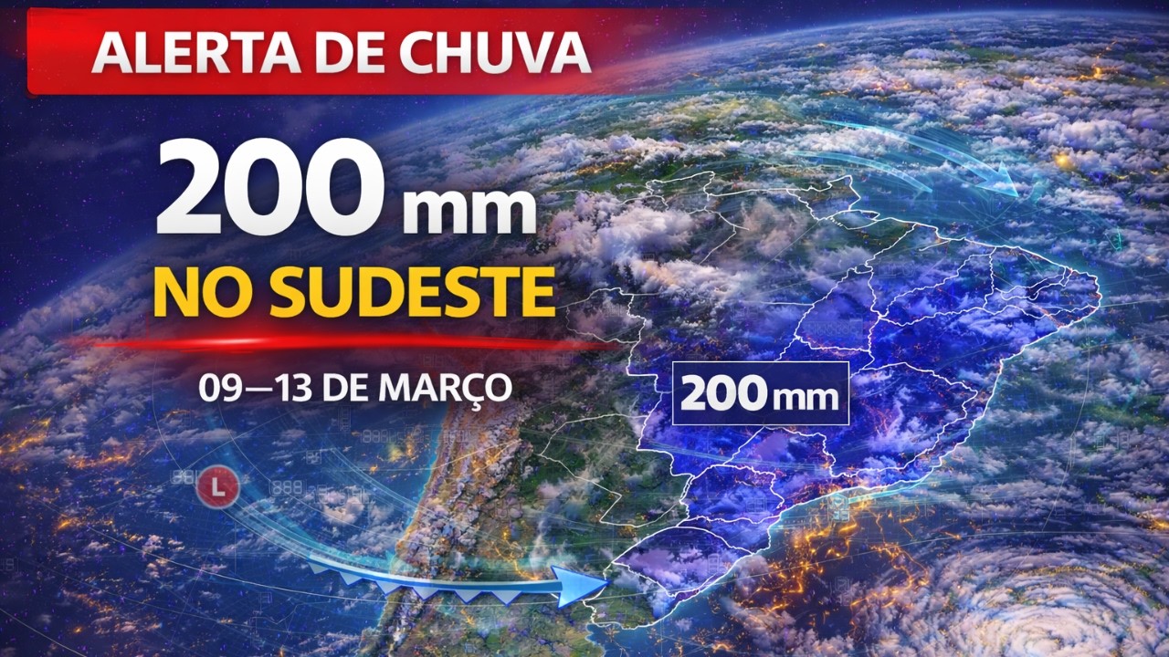 Alerta no Sudeste: Semana de Chuvas Extremas e Risco de Desastres