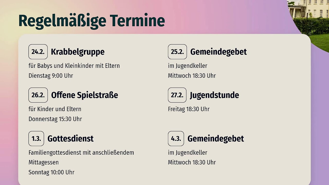 Casinogemeinde LIVE | Gottesdienst vom 22.02.2026