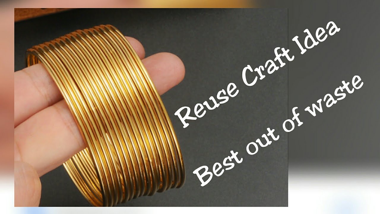 Recycle waste hair rubber band & bangles reuse idea/door hanging/Best out of waste/DIY Project/Toran