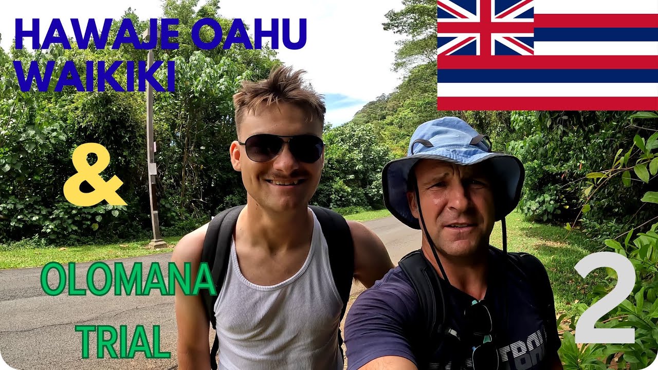 Plaza Waikiki i wyprawa na najbardziej niebezpieczny szlak na Oahu.(Now with English captions)