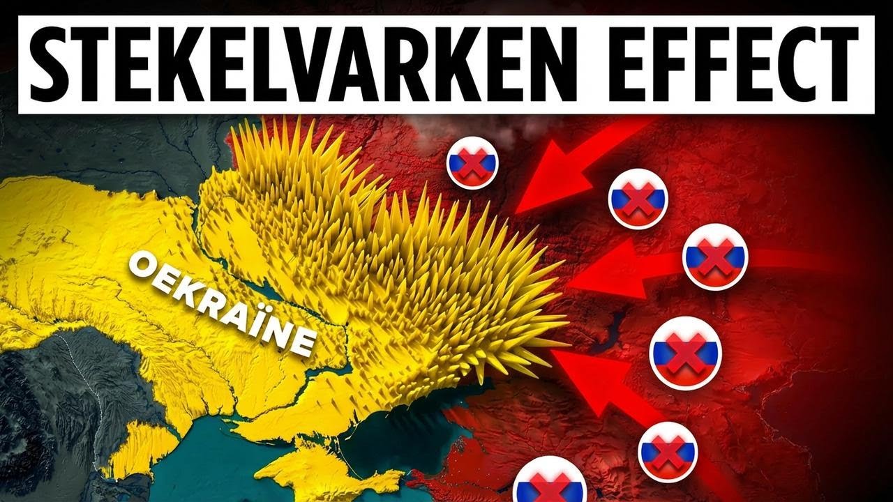 Oekraïnes 'Stalen Stekelvarken': Rusland betaalt dure prijs voor elke meter
