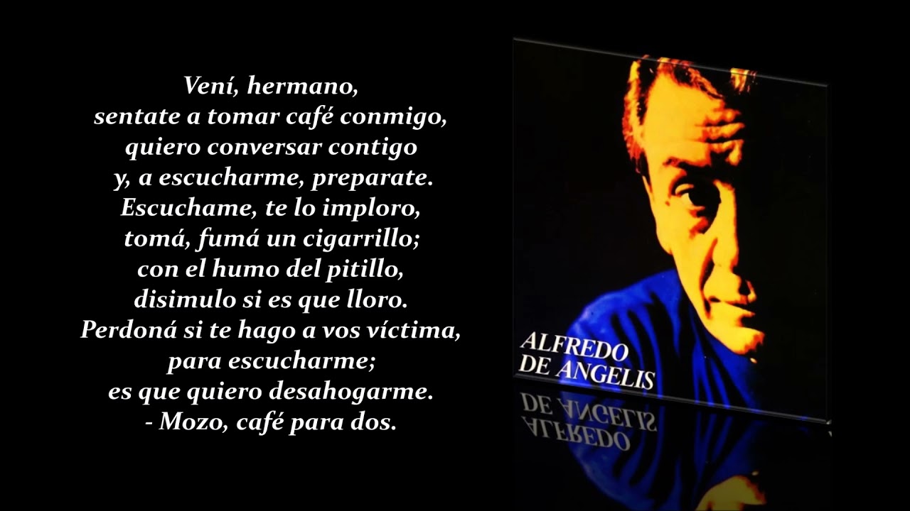 ALFREDO DE ANGELIS & OSCAR LARROCA: CAFÉ PARA DOS - TANGO CON LETRA DETALLADA (LYRICS)