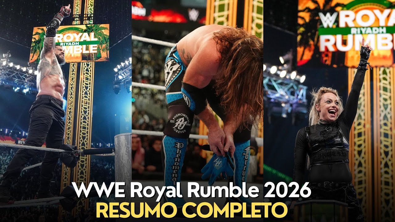 ROMAN REIGNS E LIV MORGAN ALCANÇAM A GLÓRIA, ENQUANTO AJ STYLES PENDURA AS LUVAS