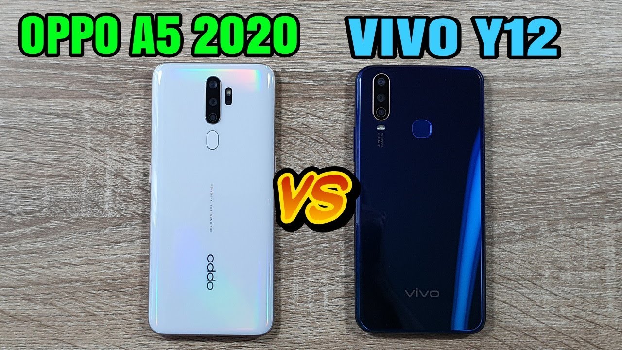 OPPO A5 2020 vs VIVO Y12 ซื้อตัวไหนคุ้มสุด