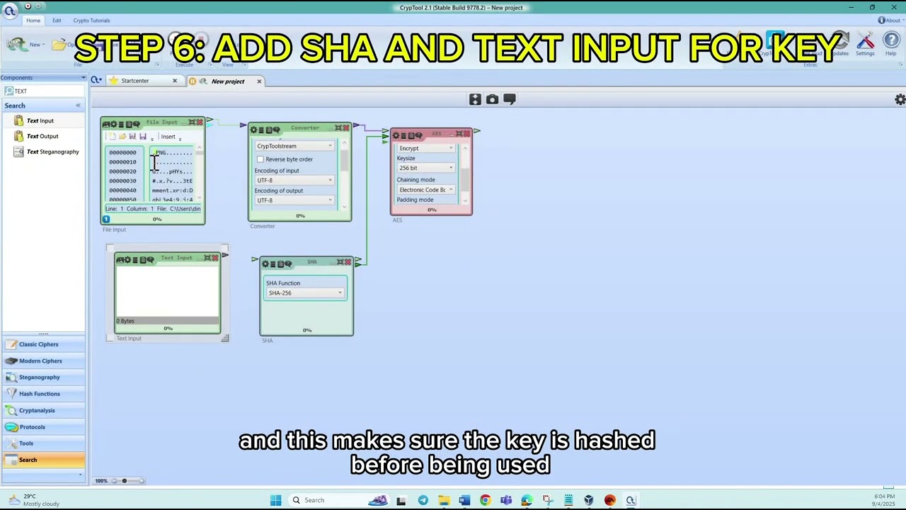 CRYPTOOL 2.1 AES DEMO