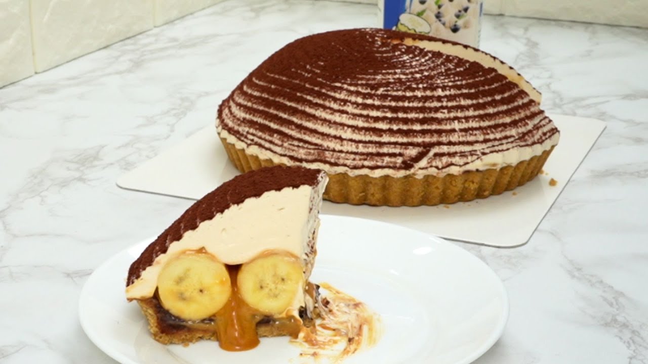 แจกสูตร บานอฟฟี่ (Banoffee) ทำขายได้เลย สูตรอร่อย ทำง่าย ไม่ต้องใช้เตาอบ