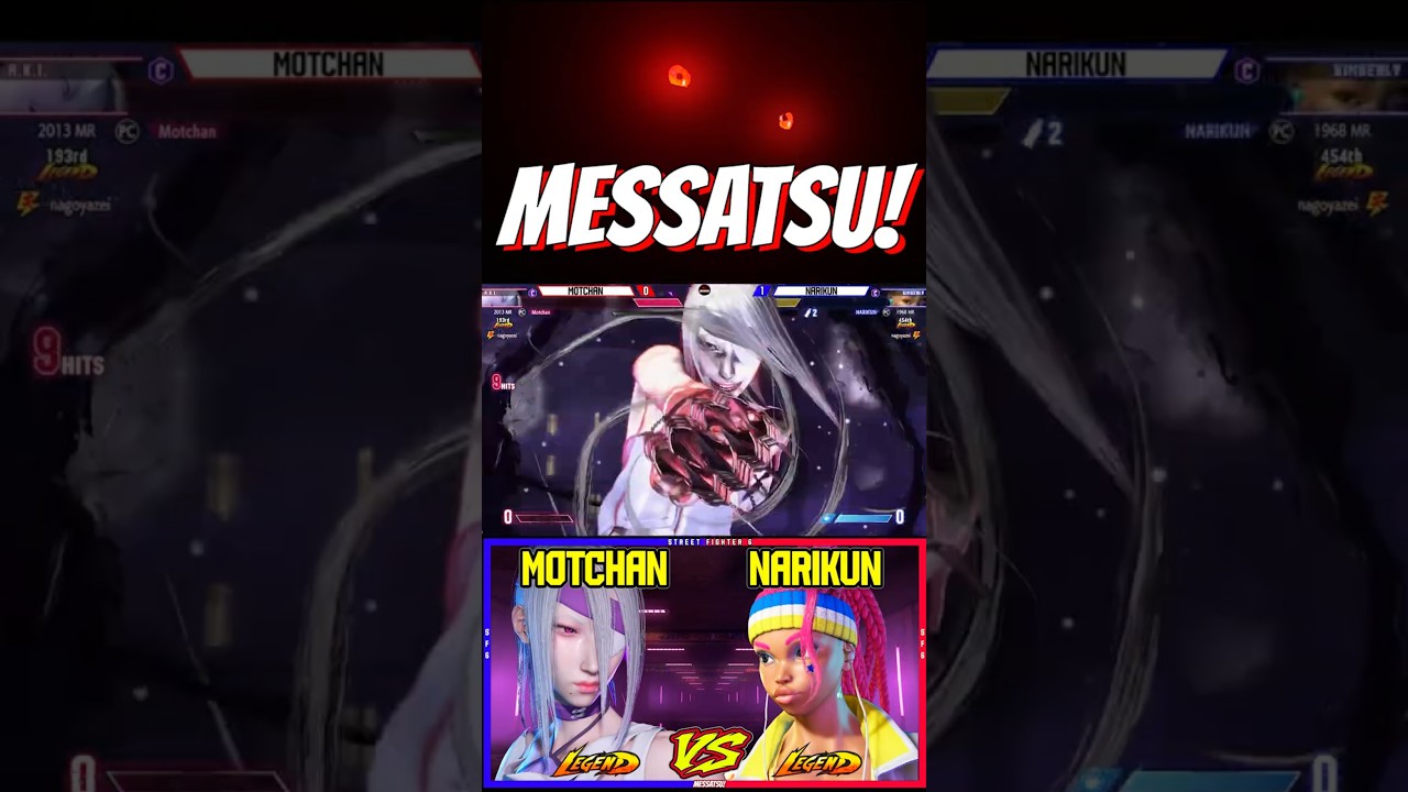 SF6 Motchan (A.K.I) VS Narikun (Kimberly)💥Messatsu!💥スト6💥Street fighter 6 💥Shorts