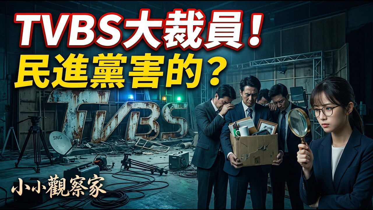 【別再瞎扯民進黨打壓！】TVBS 百人裁員血流成河真相：吸乾中天紅利，為何仍迎來 33 年首度大虧損？