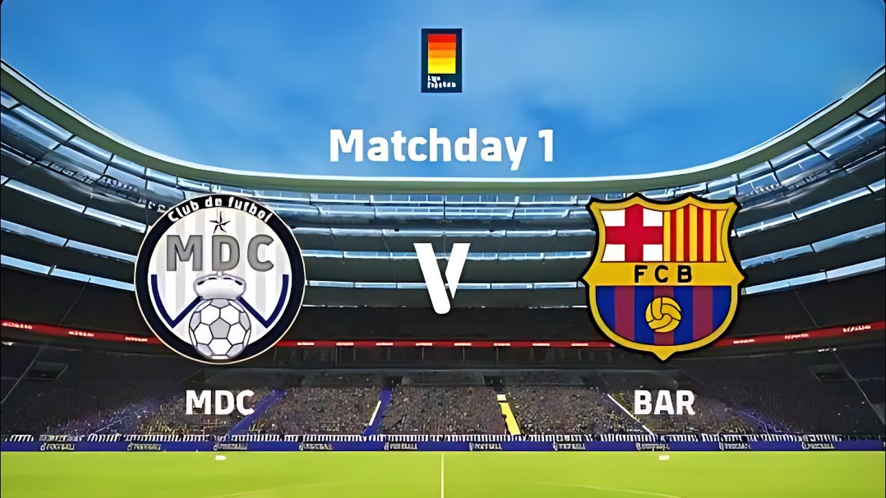 Real Madrid CF (Madrid Chamartin B) vs FC Barcelona |3 - 1| Matchday 1• eFootball _ MD Entertainment