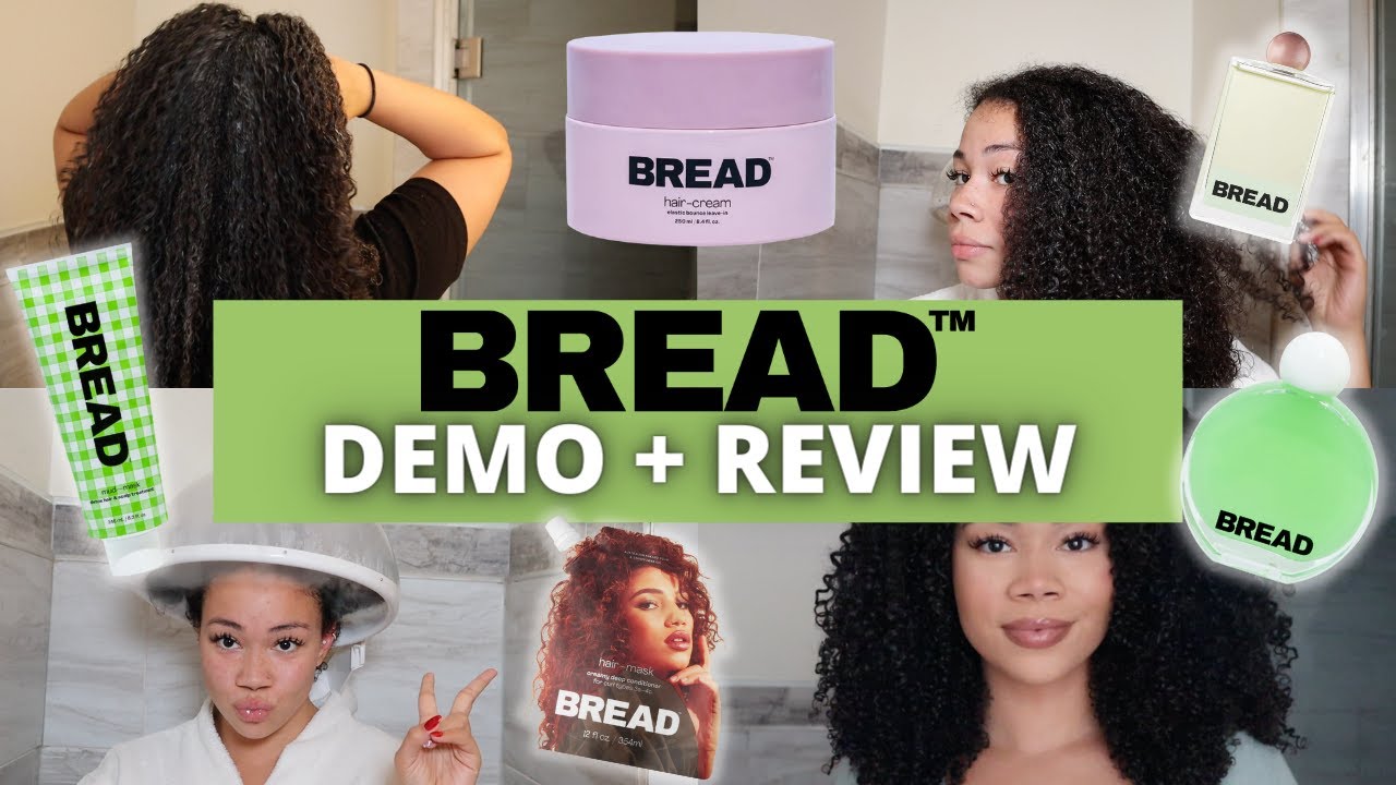 Curlsmas Day 12+13: BREAD Beauty Supply Full Line Review On THICK Low Porosity Hair! | Giveaway!