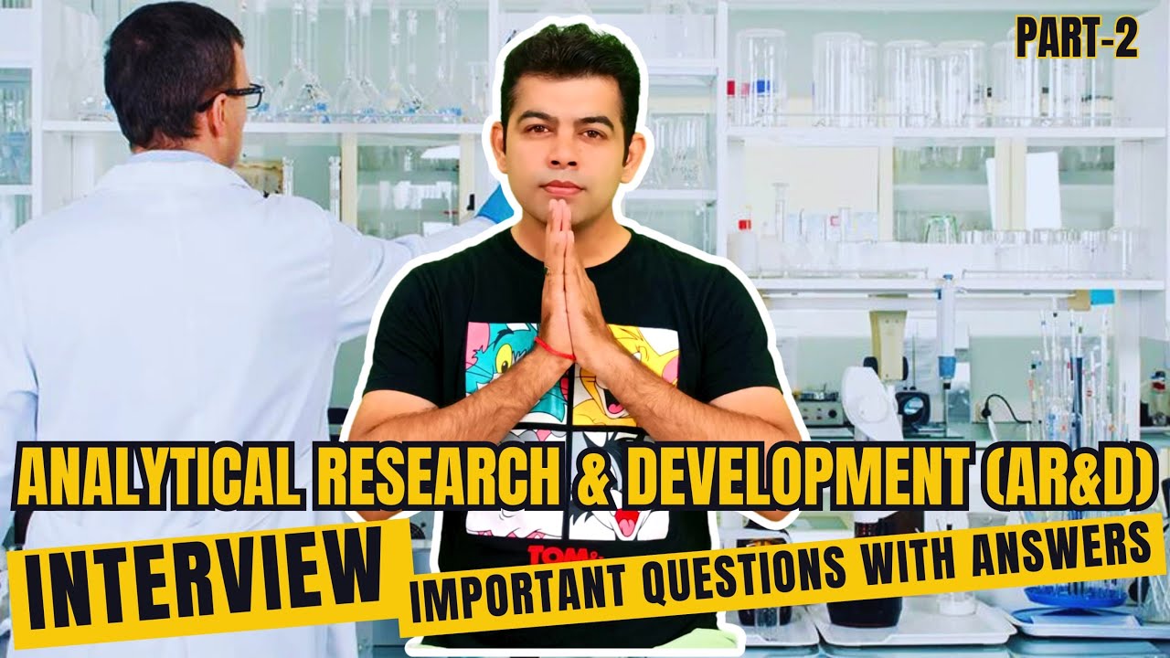 ANALYTICAL RESEARCH & DEVELOPMENT (AR&D) DEPARTMENT I IMP QUESTIONS WITH ANSWERS I PART-2